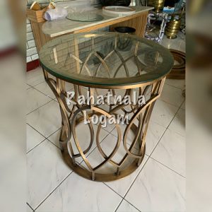 brass table